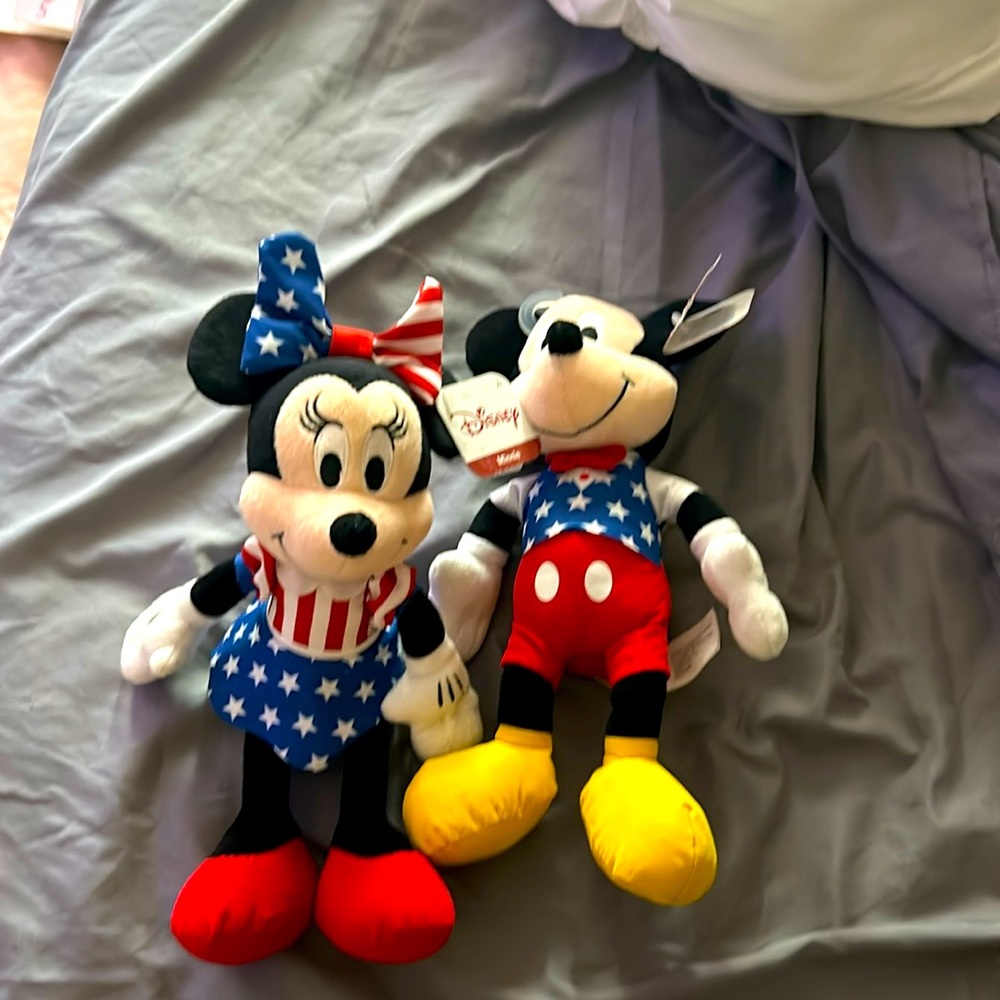 Mickey & Minnie plush doll